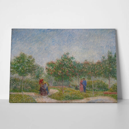 Πινακας σε καμβά VAN GOGH - VERLIEFDE PAARTJES IN HET PARK VOYER D'ARGENSON TE ASNIRES