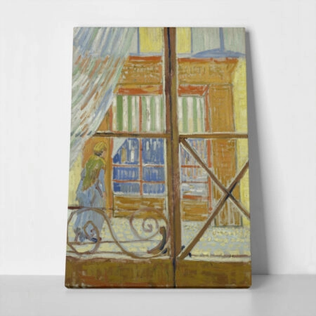 Πινακας σε καμβά VAN GOGH - VIEW OF A BUTCHER'S SHOP