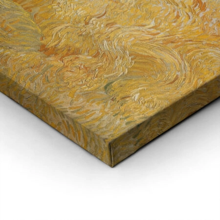 Πινακας σε καμβά VAN GOGH - WHEATFIELD WITH REAPER - Vincent Van Gogh Sticky 1