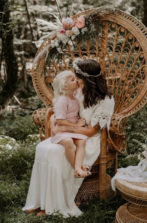 Boho βάπτιση: Μοναδικές ιδέες για ένα ζεστό chic event! 16 ψάθινη καρέκλα peacock