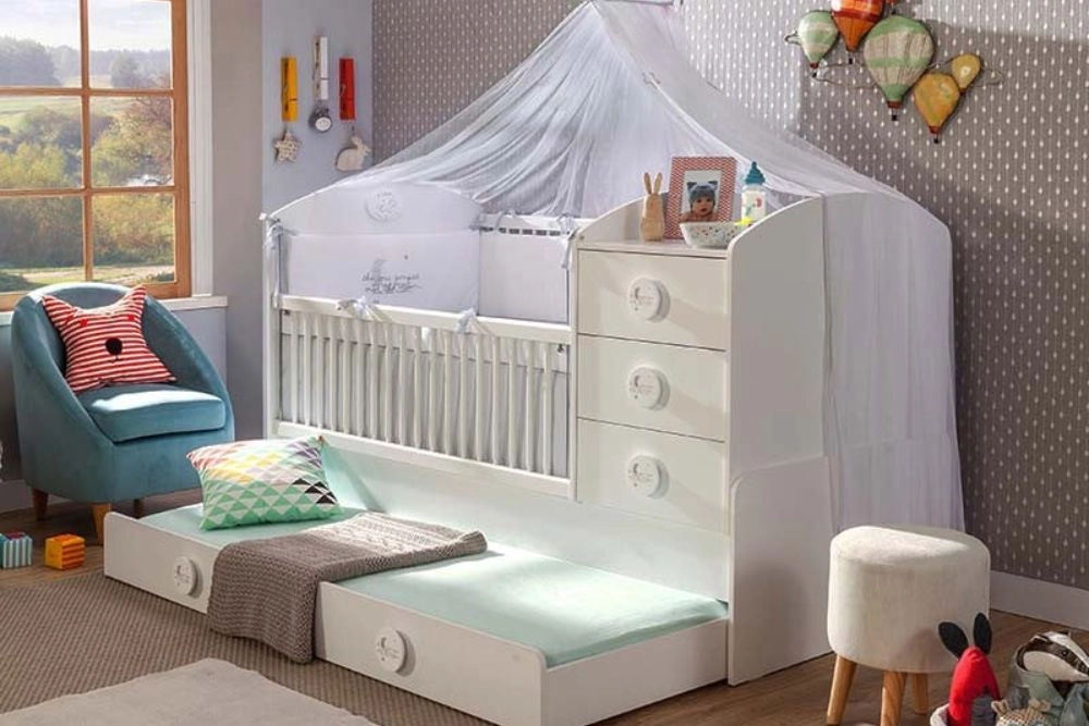 Baby Shower: Πώς να οργανώσεις το πιο παιχνιδιάρικο party 12 Βρεφική κούνια Cilek