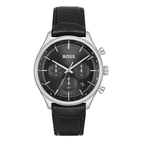 Boss Montre Black Leather Strap 1514049