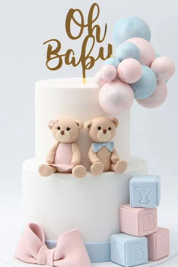 Baby Shower: Πώς να οργανώσεις το πιο παιχνιδιάρικο party 7 Baby shower τούρτα