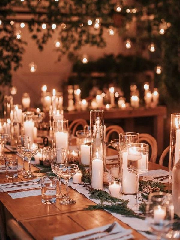18 Μαγικές ιδέες για έναν εντυπωσιακό χειμωνιάτικο γάμο! 10 Διακόσμηση γάμου τον χειμώνα με κεριά