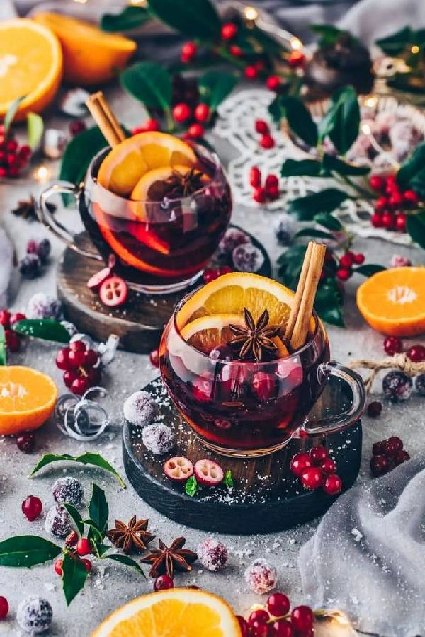 18 Μαγικές ιδέες για έναν εντυπωσιακό χειμωνιάτικο γάμο! 5 Ζεστό κρασί με φρούτα και μπαχαρικά