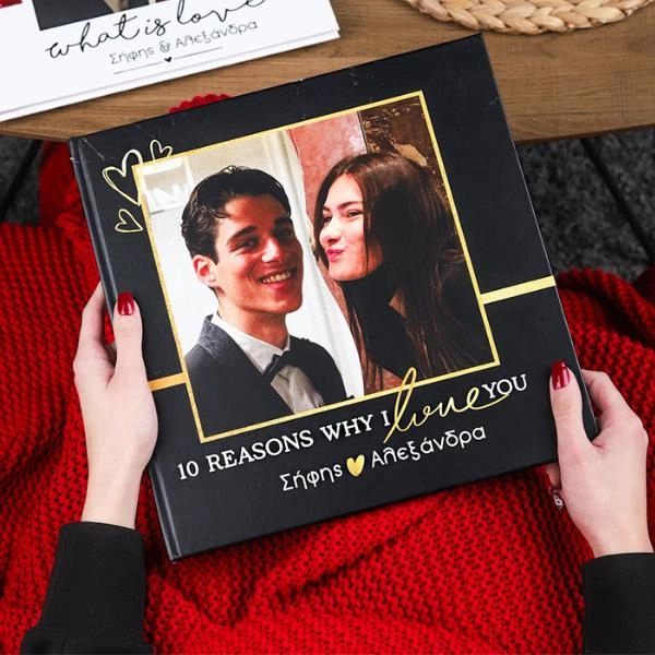 Premium Photobook με ονόματα και φωτογραφίες