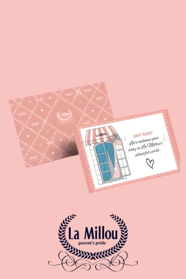 La Millou δωροκάρτα 50€ για βάπτιση και βρεφικά είδη