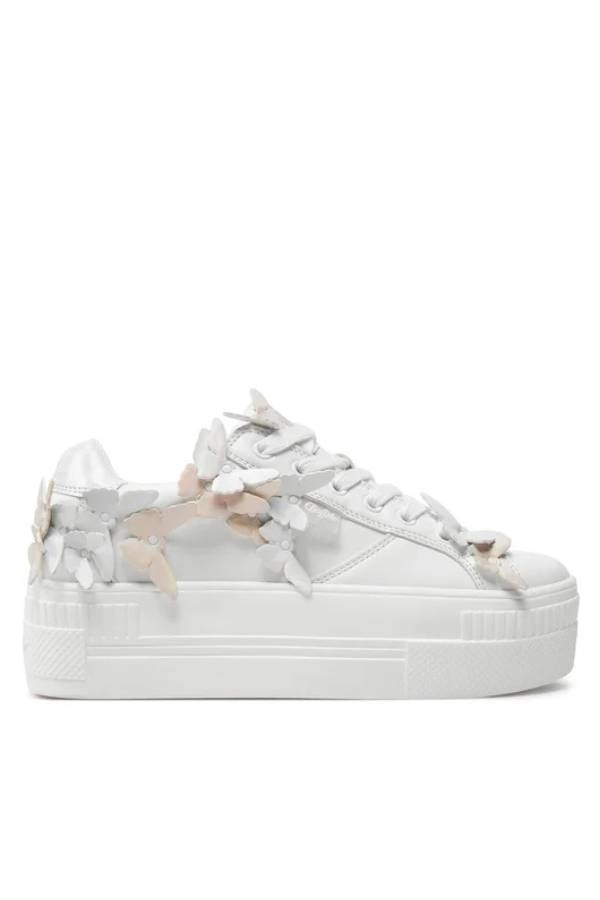 Νυφικά Sneakers Buffalo με πετελούδες Λευκά