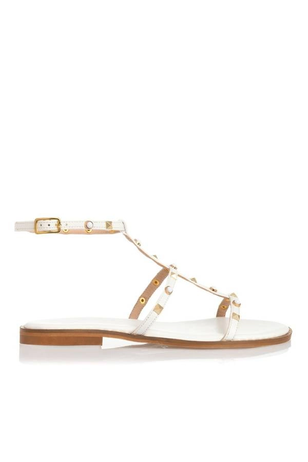 Τα πιο άνετα νυφικά παπούτσια για χορό μέχρι το πρωί! 11 Sante flats με χρυσή λεπτομέρεια και ιδιαίτερα άνετη φόρμα που αγκαλιάζει το πόδι,