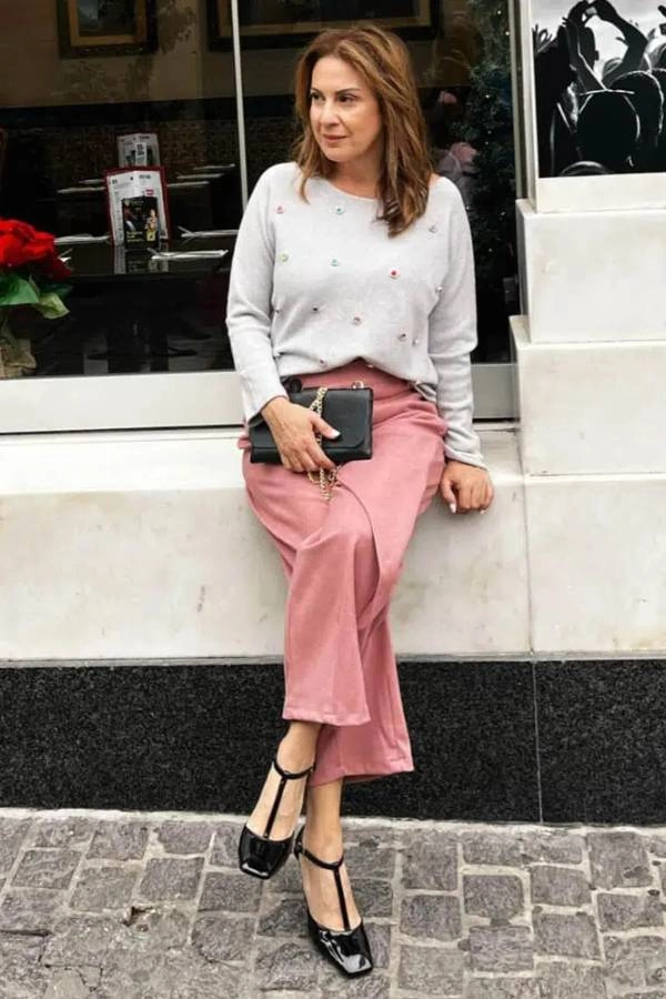 Καλεσμένη σε βάπτιση: Τι να φορέσω ανάλογα την εποχή! 17 soft παντελόνι Envelope pink