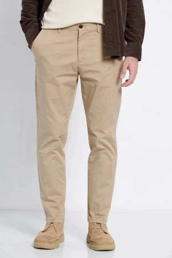 Funky Buddha Ανδρικό Comfort Chino Παντελόνι Μπεζ