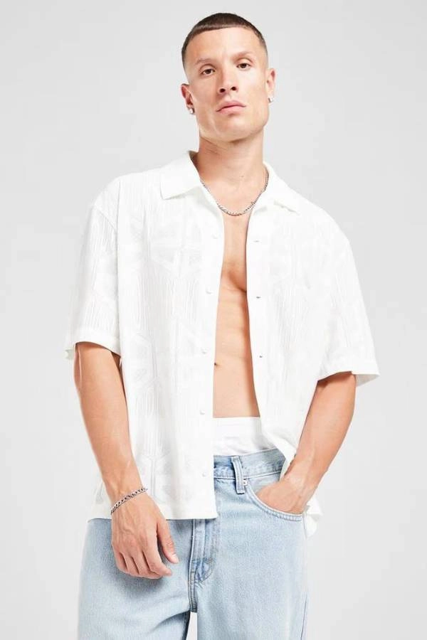 Jordan Statement Ανδρικό Κοντομάνικο Πουκάμισο