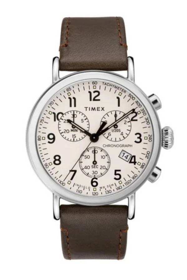 Ανδρικό Ρολόι Timex Standard TW2T21000 σε καφέ χρώμα