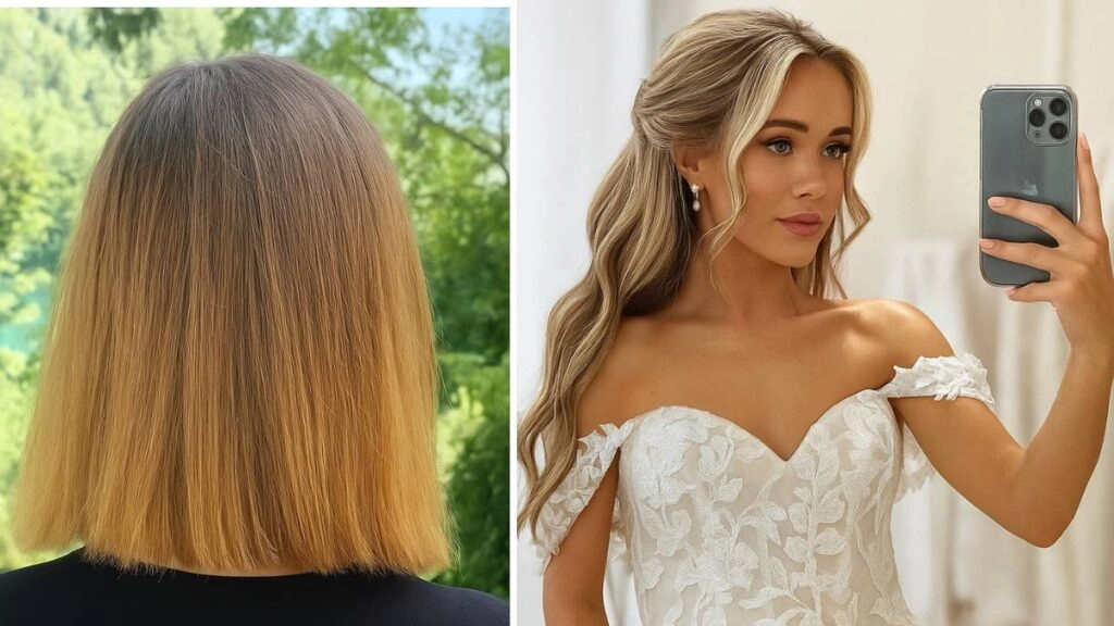 Pinterest vs Reality: Η αλήθεια για το νυφικό χτένισμα! 1 Σύγκριση Pinterest vs Reality σε νυφικό χτένισμα – πριν και μετά, πραγματικό μαλλί και έμπνευση από pinterest