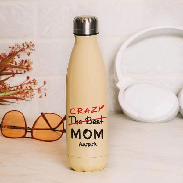Μπουκάλι θερμός Crazy Mom 500 ml