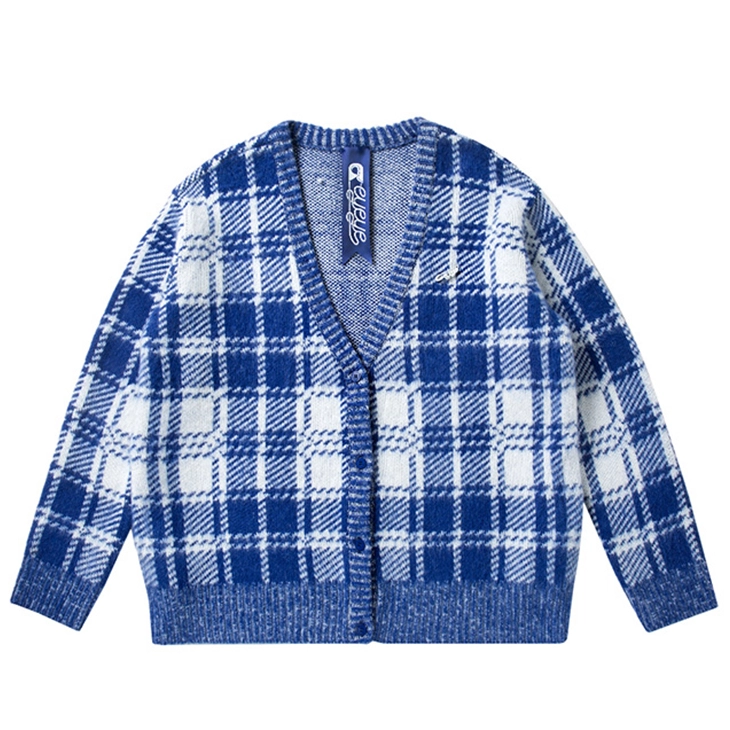 Blue Plaid Cardigan | Kim Bok Joo – Weightlifting Fairy Kim Bok