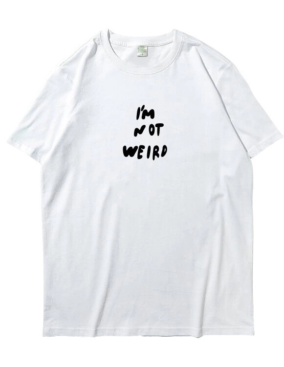 Black I'm Not Weird T-Shirt | Mina - Twice - Fashion Chingu