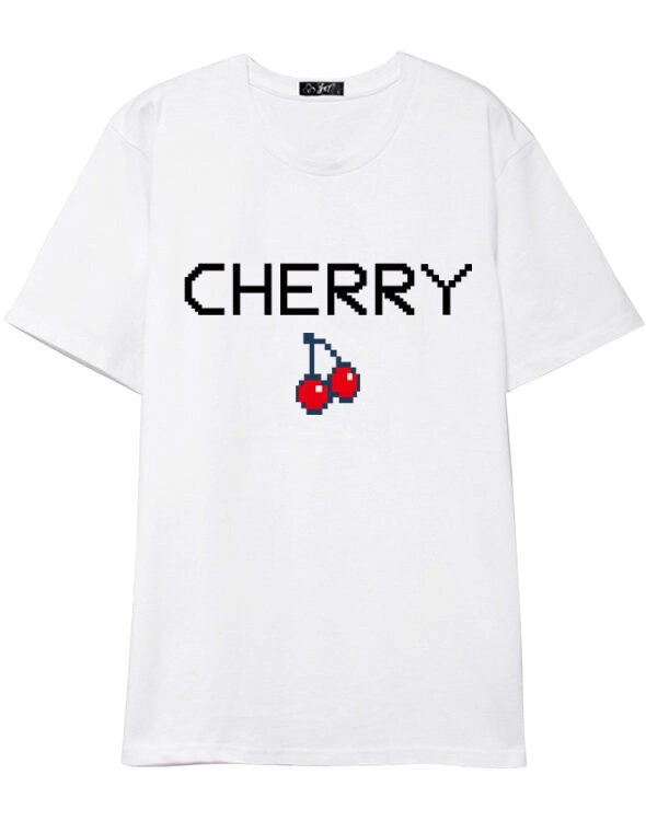 White Cherry T-Shirt | Tzuyu - Twice - Fashion Chingu