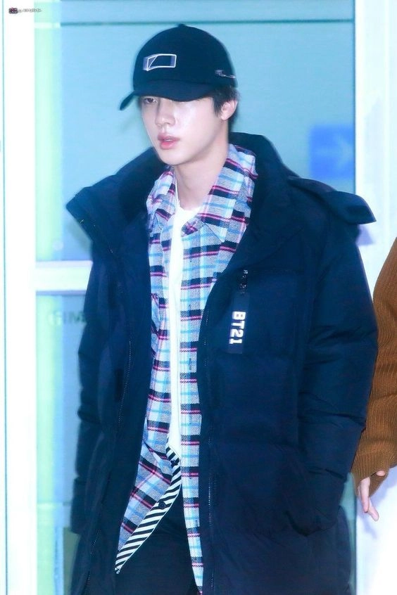 Check Shirt” Flannel | Jin - BTS - Fashion Chingu