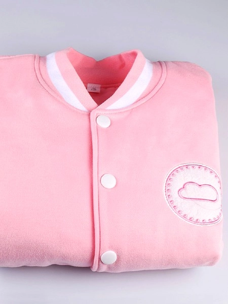 Pink Happy Ever After College Jacket | BTS - Fashion Chingu