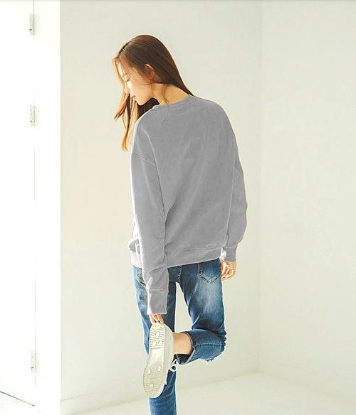 Grey “Broken” Sweatshirt | Ji Eun-Tak - Goblin - Fashion Chingu