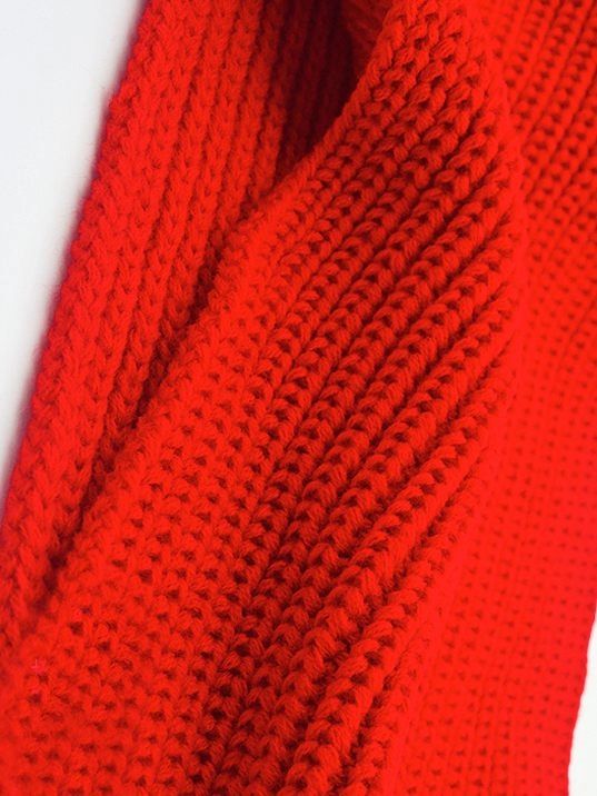 Red Wool Scarf | Ji Eun-Tak - Goblin - Fashion Chingu