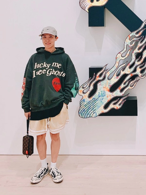 Black Lucky Me I See Ghosts Hoodie | J-Hope - BTS - Fashion