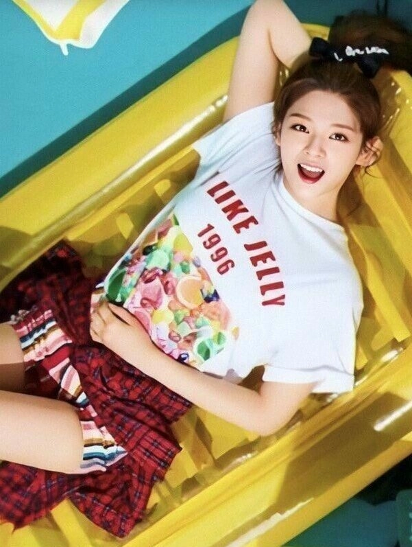 White I Like Jelly T-Shirt | Jeongyeon - Twice - Fashion Chingu