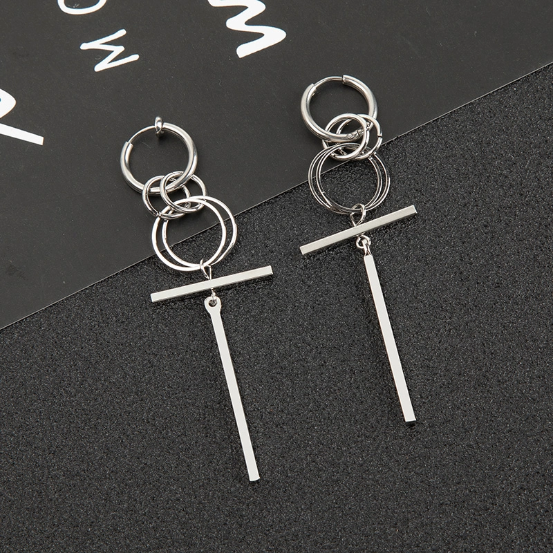 Silver Iconic Circle Earrings | Taehyung - BTS - Fashion Chingu