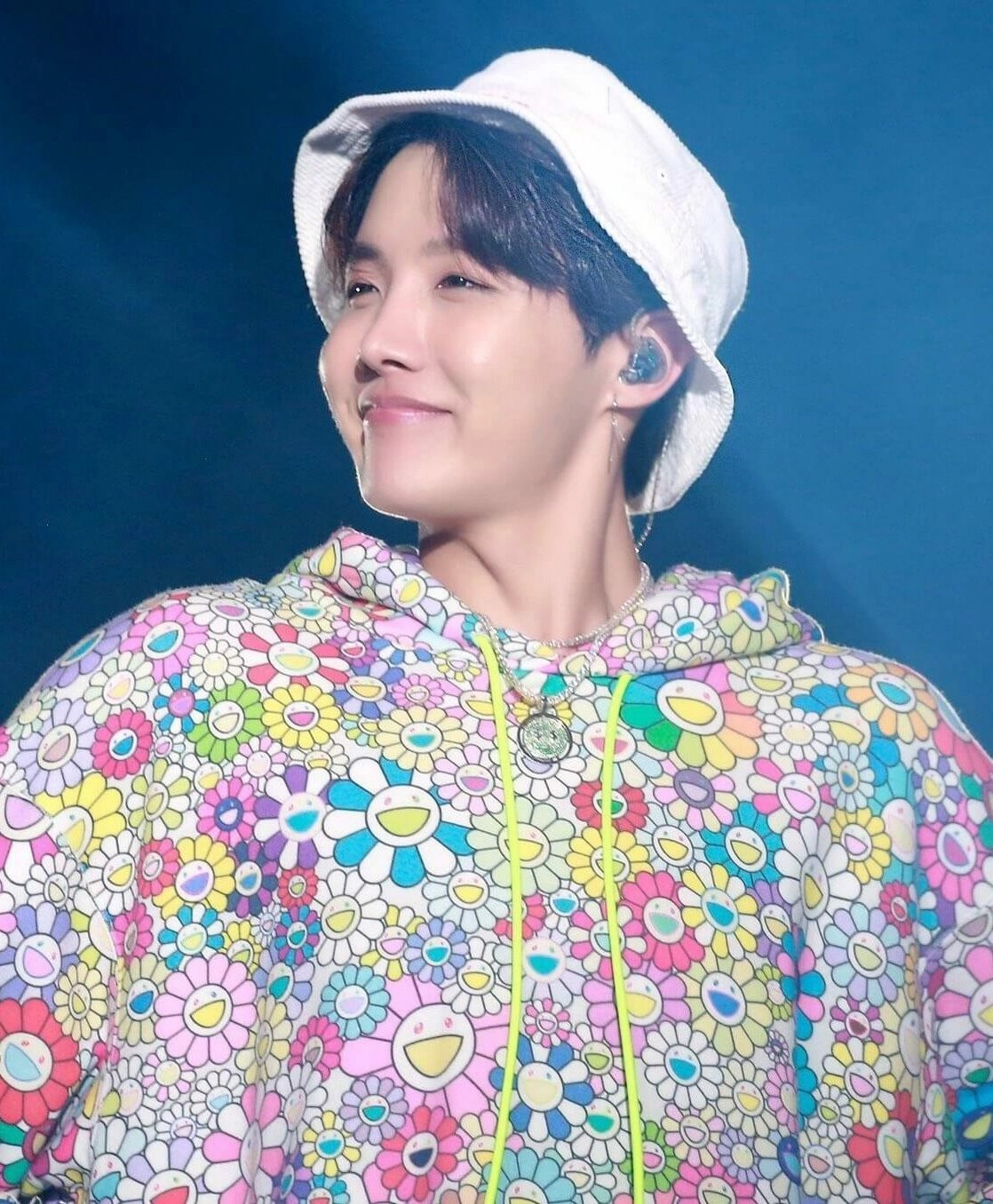 Multicolored Flowerful Hoodie J-hope BTS Fashion Chingu