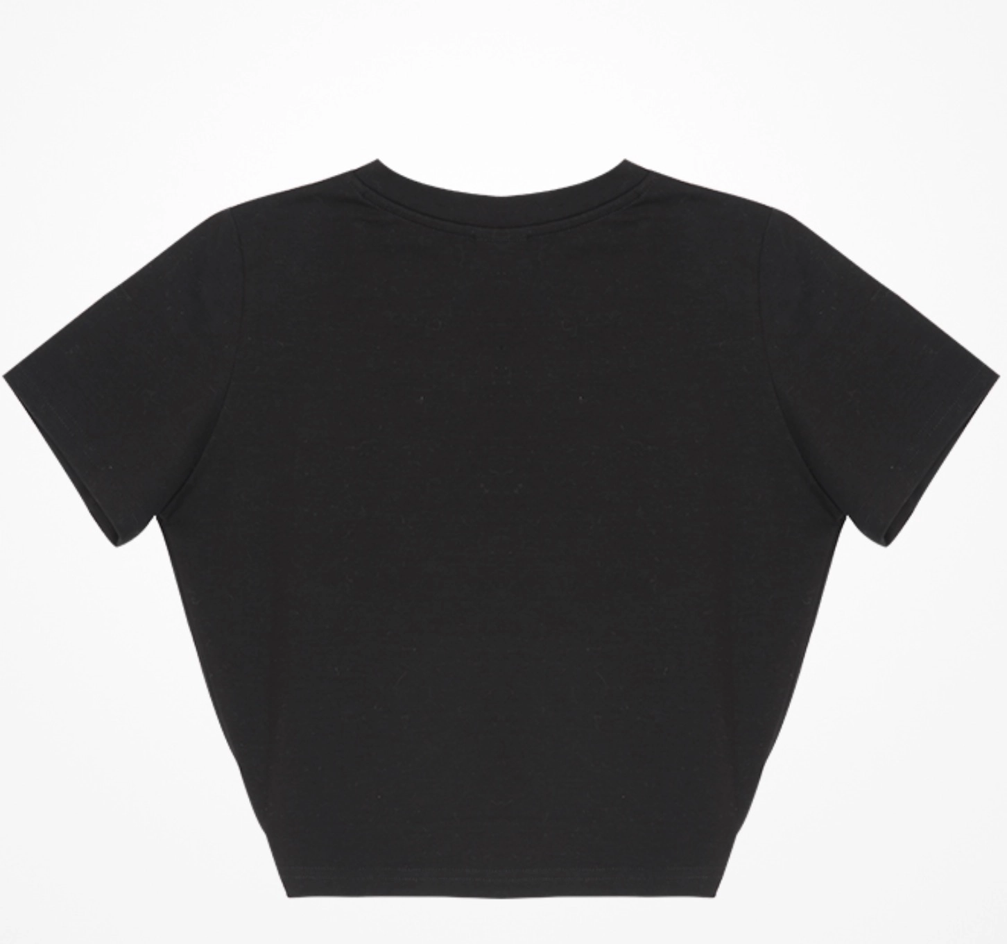 ★ILLIGO★ Signature Crop T-Shirt Black Women's - [ill.] Cropped Signature Tee - Black – iLL