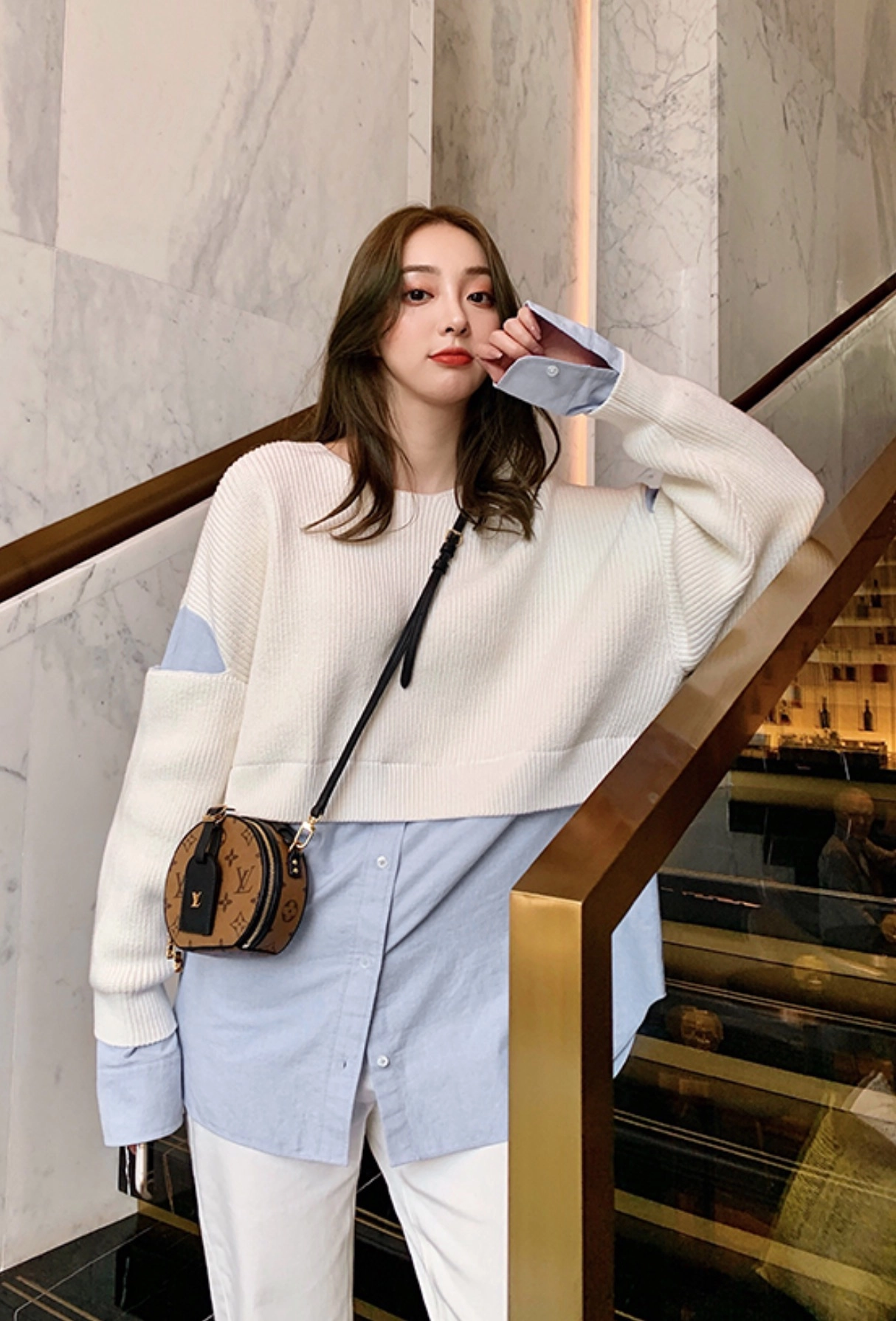 ナヨン　スウェットシャツ　NAYEON TWICE NAYEON(ナヨン)着用】TOMMY スウェット ゆるダボ - メルカリ