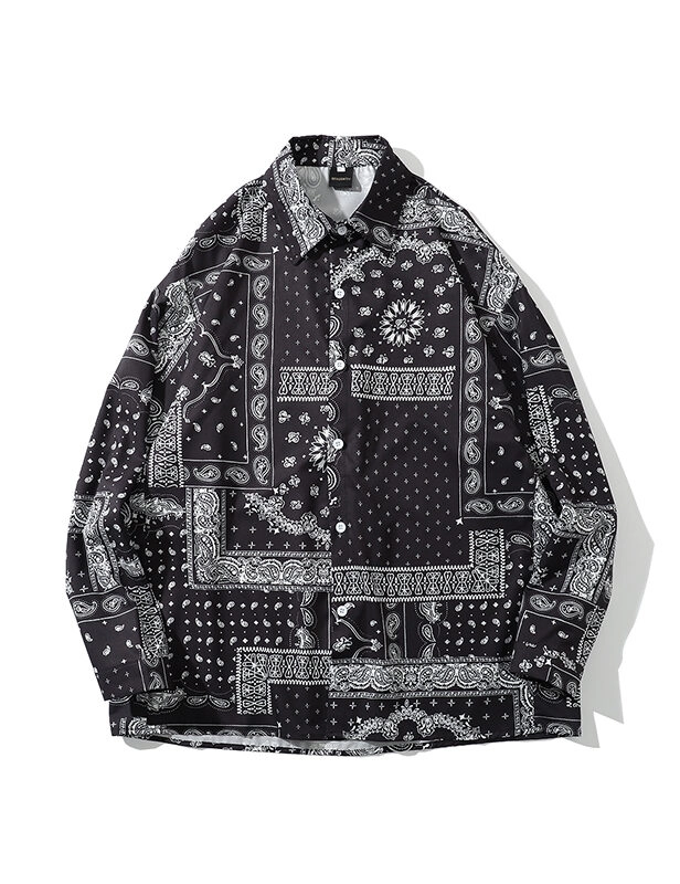 Bandana Print Shirt | Ten - NCT - Fashion Chingu
