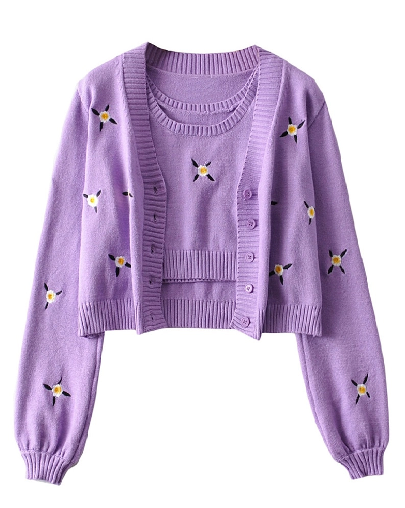 Jennie-BlackPink-Blue-Knitted-