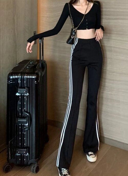 BLACKPINK LISA VIXI TRACK PANTS Lサイズ LISA ALTER EGO MERCHANDISE VIXI TRACK PANTS / BLK - NUBIAN
