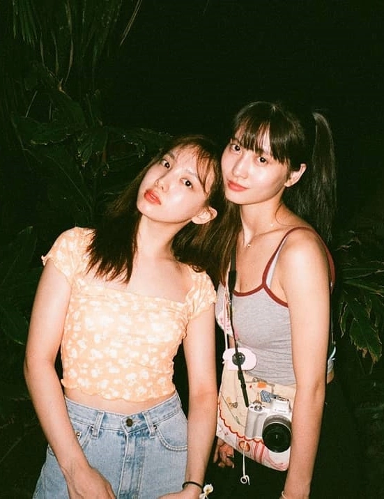 Grey Cropped Crop Top | Momo - Twice - Fashion Chingu
