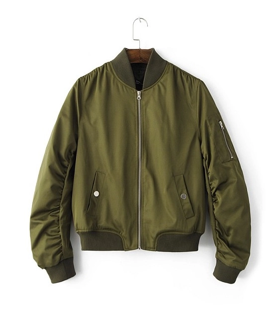 Navy Green Bomber Jacket | Sa Hye-Jun - Record Of Youth