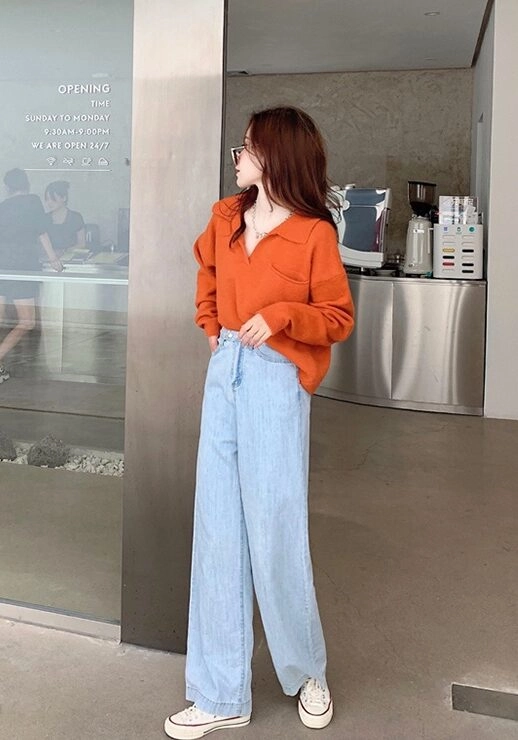 ★MAINBOOTH★Voyager Oversized Collar Sweater(CHA)★正規品 Oversized Collar Sweater | Banana Republic Factory