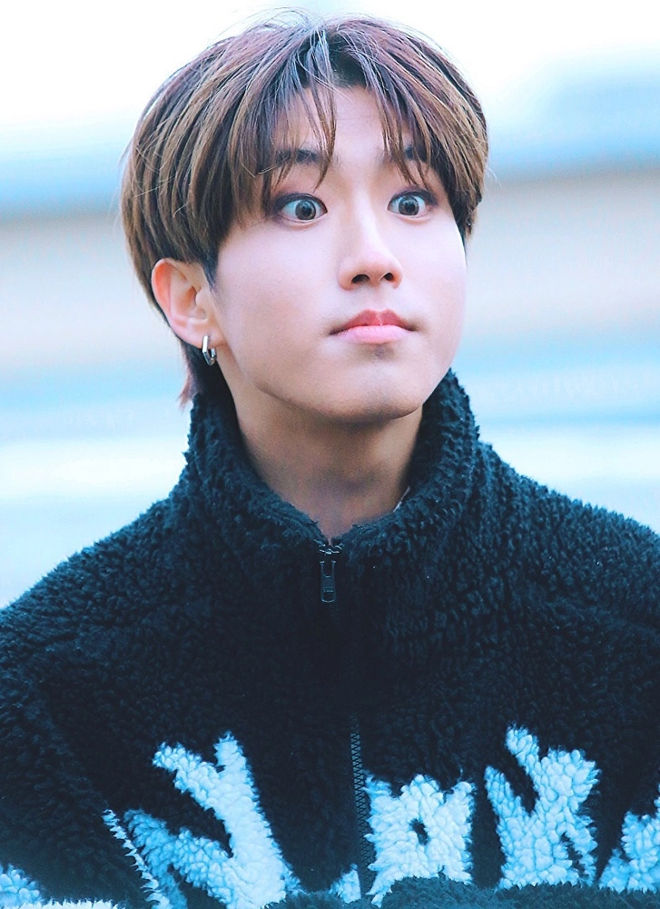 Black Fleece Jacket | Jisung - Stray Kids - Fashion Chingu