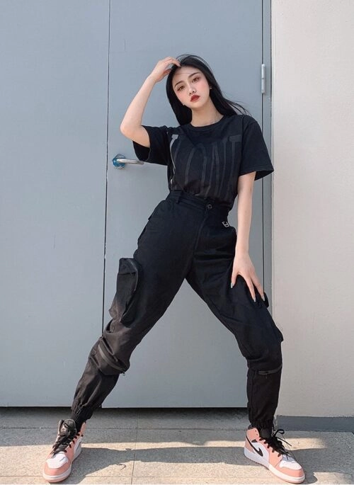 K-POP・アジア [H.Y.L.T] BLACKPINK SWEATPANTS_BLACK BLACKPINK HYLT Sweatpants (Black) – KPOP2U_Unnie