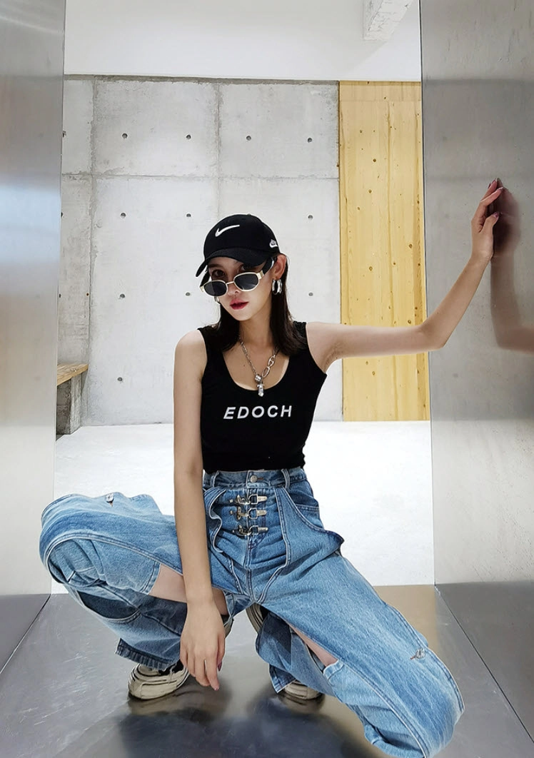 【VETEZE】22SS★ Cut Off Pointed Denim Pants VETEZE】22SS☆ Cut Off Pointed Denim Pants (VETEZE/デニム