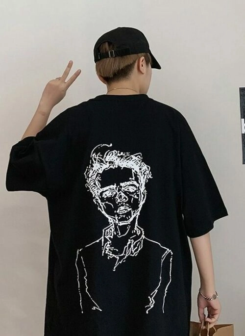 [BTS V 着用］【IONSEOUL】The World Printing Over T-Shirt 5798398050_06.g_600-w-st_g.jpg