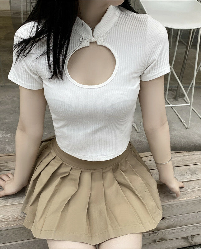 ★GLOWNY★GIRLFRIEND PLEATED MINI SKIRT (BEIGE)★正規品/人気 Beige Pleated Mini Skirt | Hyuna - Fashion Chingu