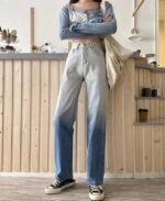 【COLOR iN ID】Gradient Wide Denim Gradient Dye Wide Leg Jeans – NIK Wash | Kenneth Cole