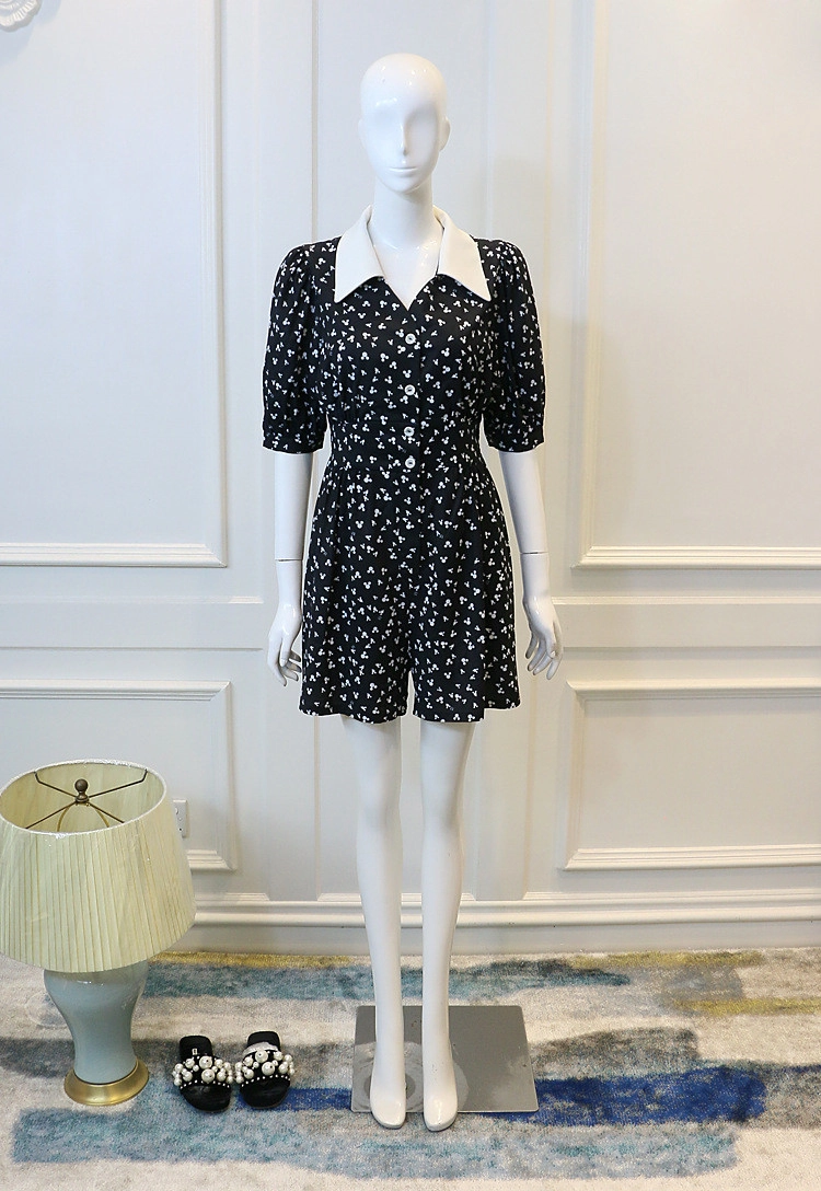【PORTERNA】Jisoo Collar Short One Piece PORTERNA】Jisoo Collar Short One Piece