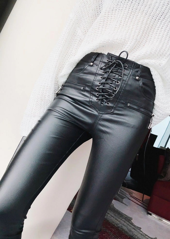 ☆韓国の人気☆【SETUP-EXE】☆LEOPARD LACE PANT.S☆ SET UP EXE] LEOPARD LACE PANTS (SETUP-EXE/パンツ) 109906491