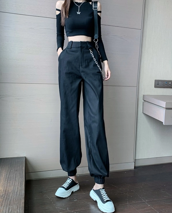 BLACKPINK LISA VIXI TRACK PANTS Lサイズ Blue Multi-Button Striped Denim Jeans | Lisa - BlackPink