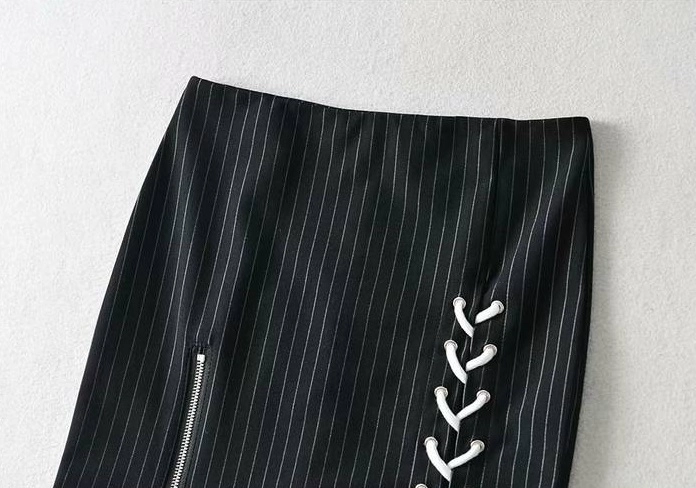 Kleesier☆Jennie striped button skirt Jennie striped button skirt - Kleesier