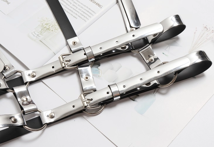 Black Double Strap Harness Belt | Suga - BTS - Fashion Chingu