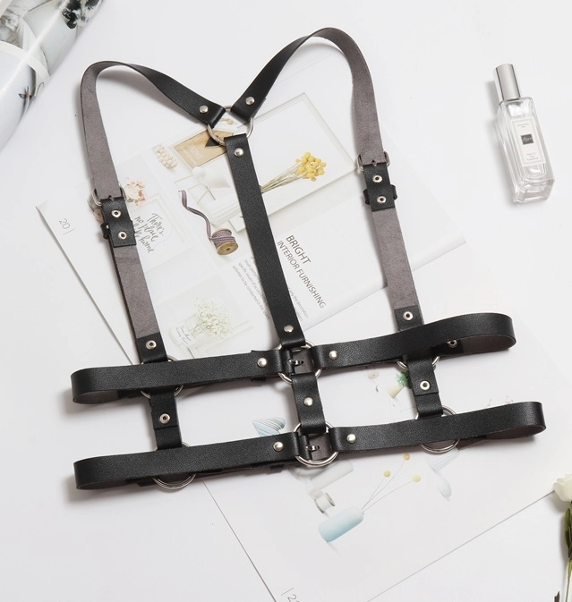 Black Double Strap Harness Belt | Suga - BTS - Fashion Chingu